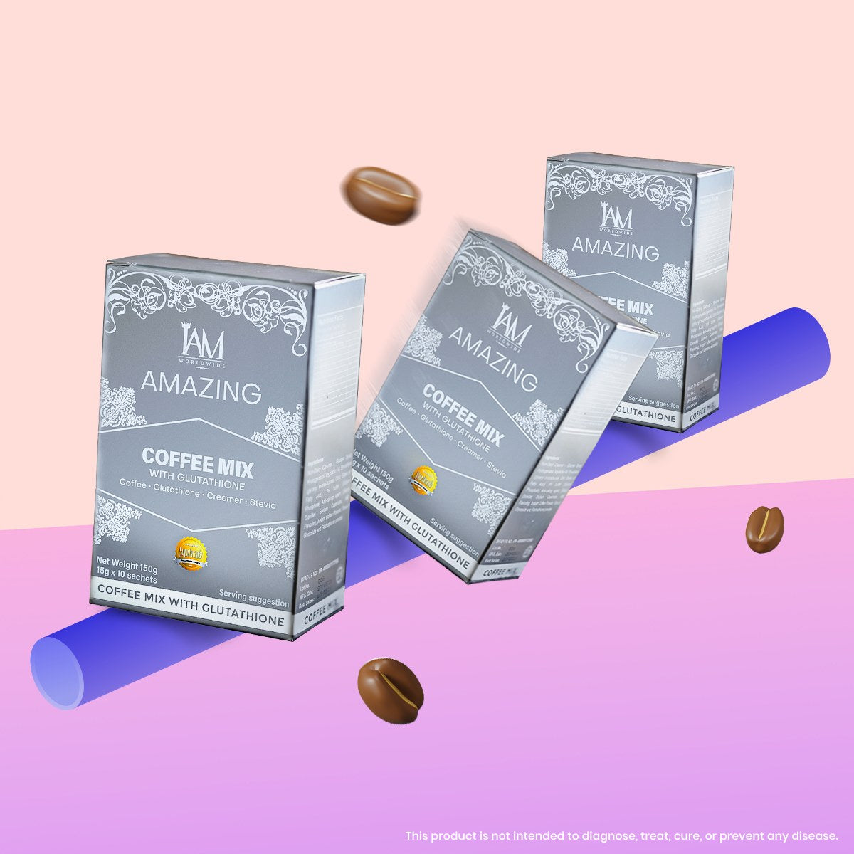 Amazing Coffee Mix with Glutathione | 1 Box | 10 Sachets | COD