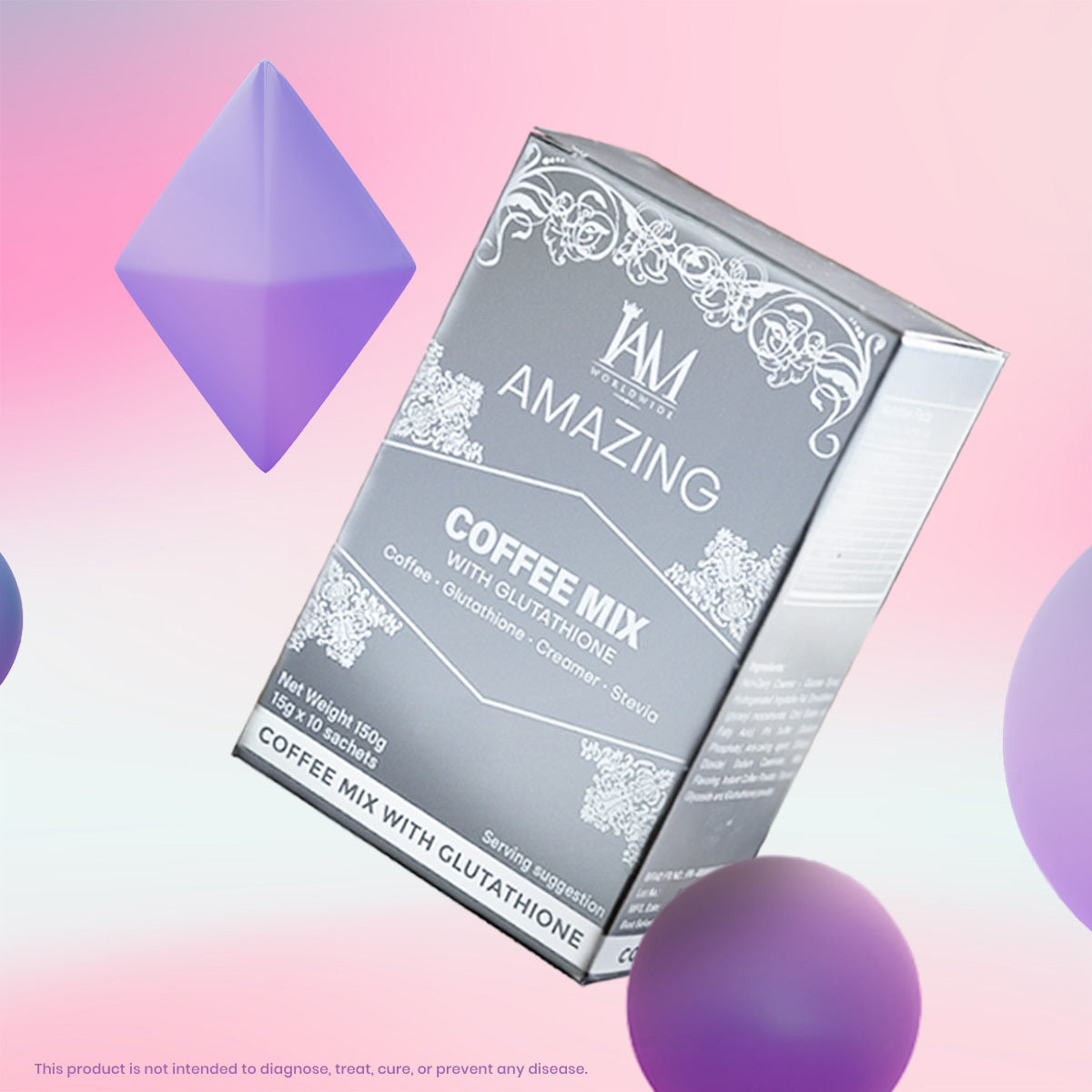 Amazing Coffee Mix with Glutathione | 1 Box | 10 Sachets | COD