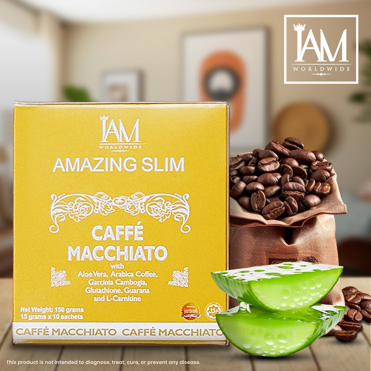 Amazing SLIM Caffe Macchiato | 1 Box | 10 Sachets | Cash On Delivery