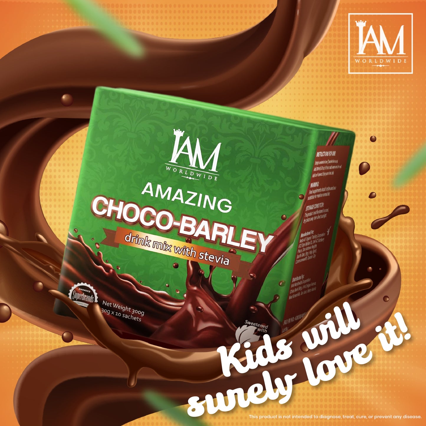 Amazing Choco Barley for Kids | 1 Box | 10 Sachets | COD