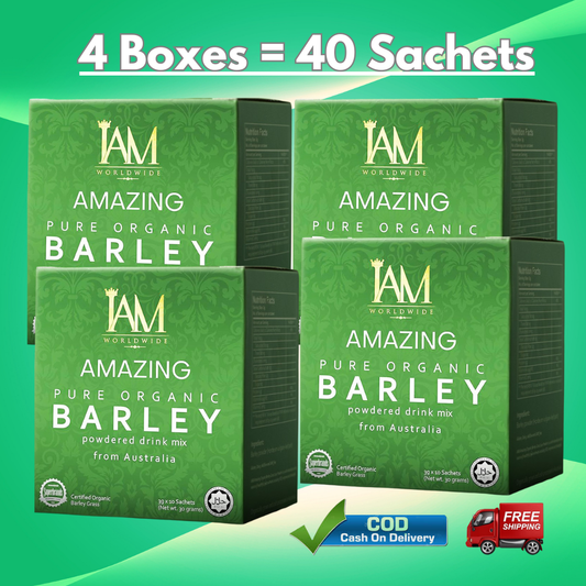 Amazing Pure Organic Barley 4 Boxes | Free Shipping | Cash on Delivery