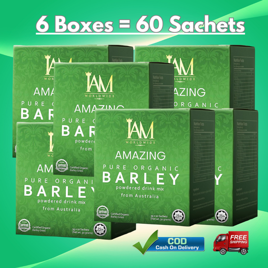 Amazing Pure Organic Barley 6 Boxes | Free Shipping | Cash on Delivery