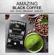 Amazing Black Coffee Mix with Organic Barley | 1 Box | 10 Sachets | COD