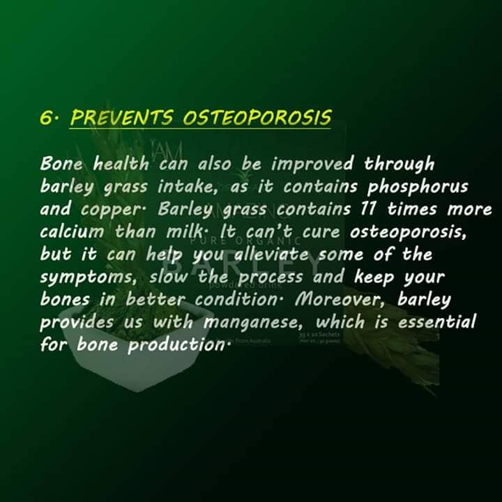 Prevents Osteoporosis